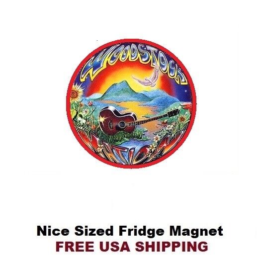 222 - Woodstock Music Festival Refrigerator Fridge Magnet