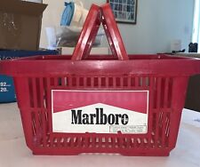 Vintage Marlboro Shopping Basket. Red. Used For Storage  picture