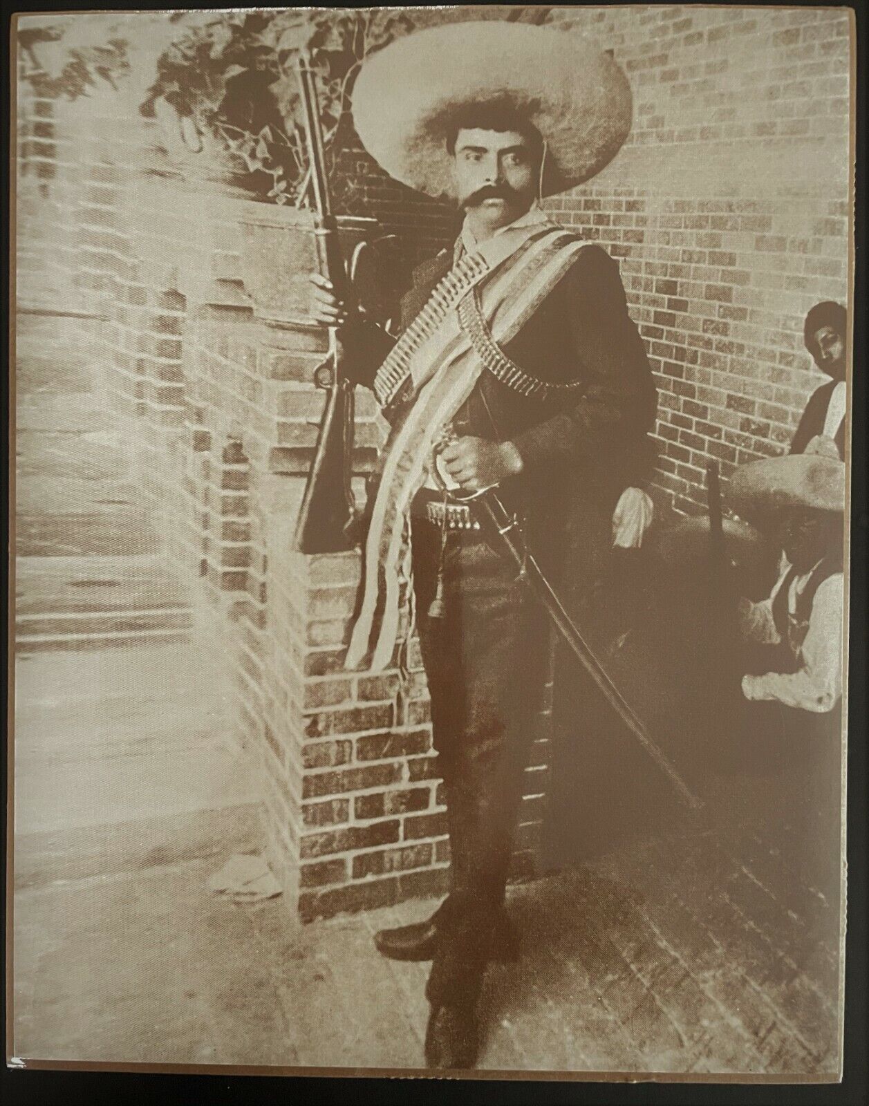EMILIANO ZAPATA (1879-1919) 11 X 14 PHOTO MEXICAN REVOLUTION LEADER SOUTHERN MEX