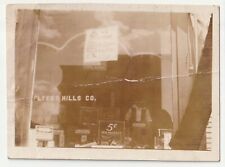 c1930s Flynn & Mills Grocery Worcester MA Window Kid Uneeda Biscuits Sepia Photo picture
