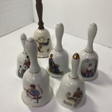 lot of six Norman Rockwell bells picture