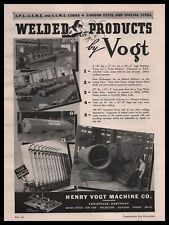1946 Henry Vogt Machine Louisville KY Photos Water Tube Boiler Mud Drum Print Ad picture