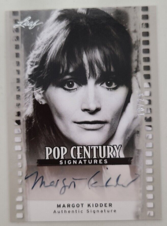 2011 Leaf Pop Century Margot Kidder Autograph Card