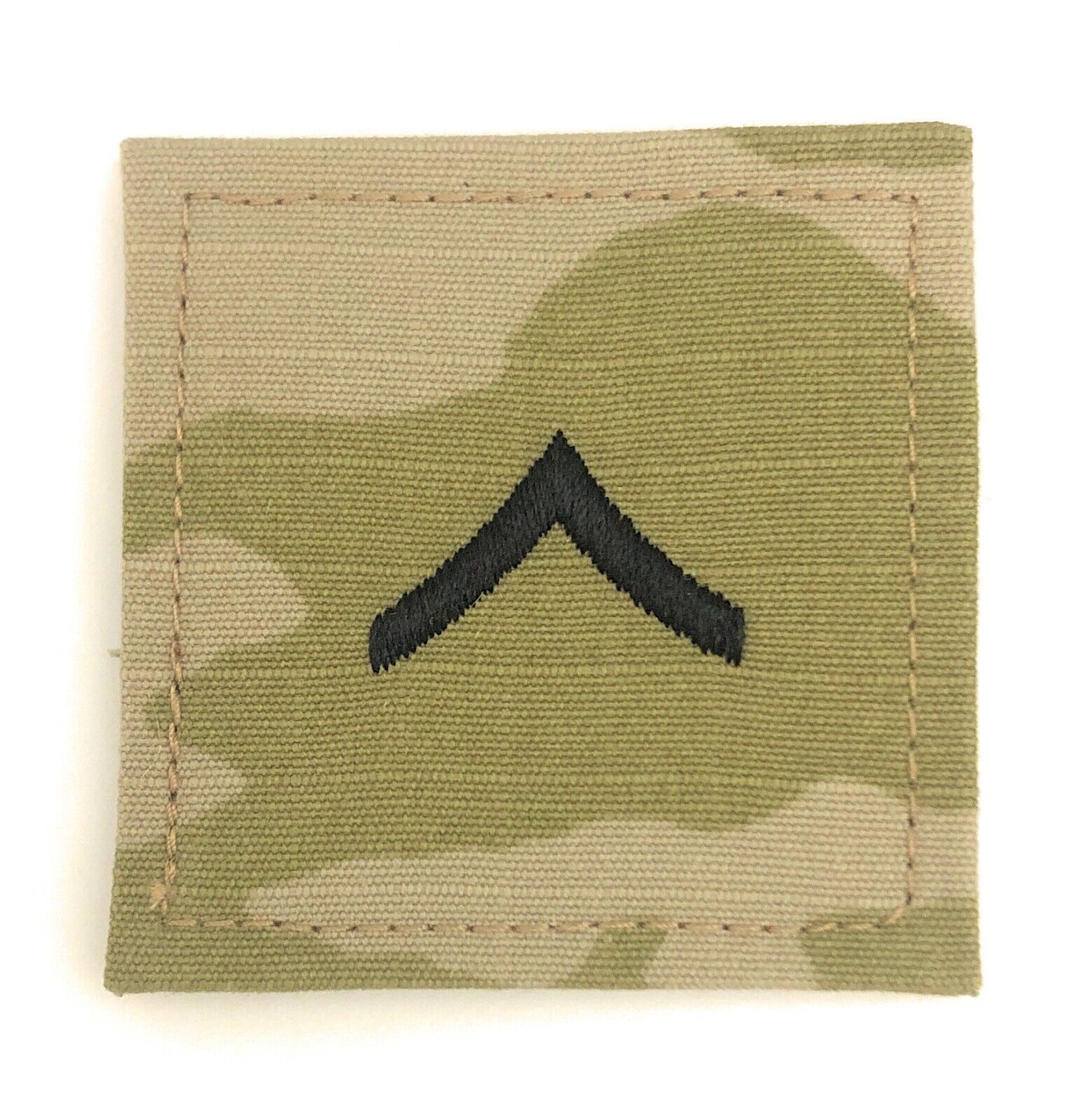 US Army OCP Rank 2x2 With Hook Fastener - E2 Private