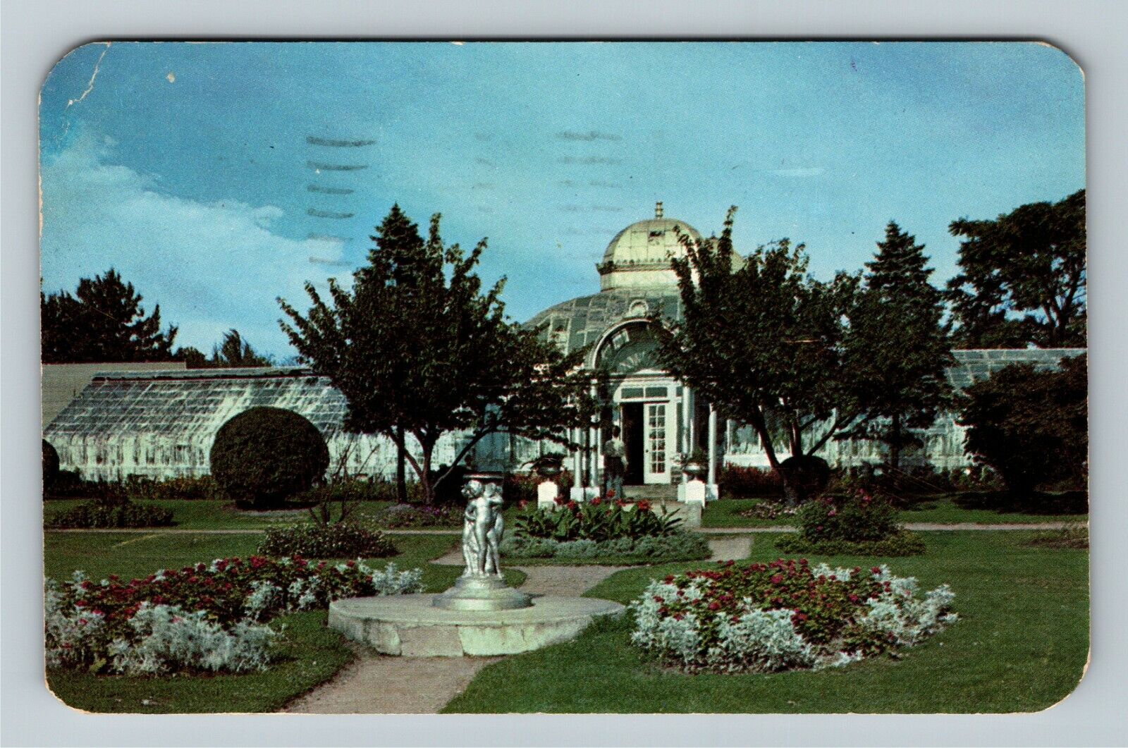 Wilkes-Barre PA- Pennsylvania, Palm House, c1954 Vintage Postcard