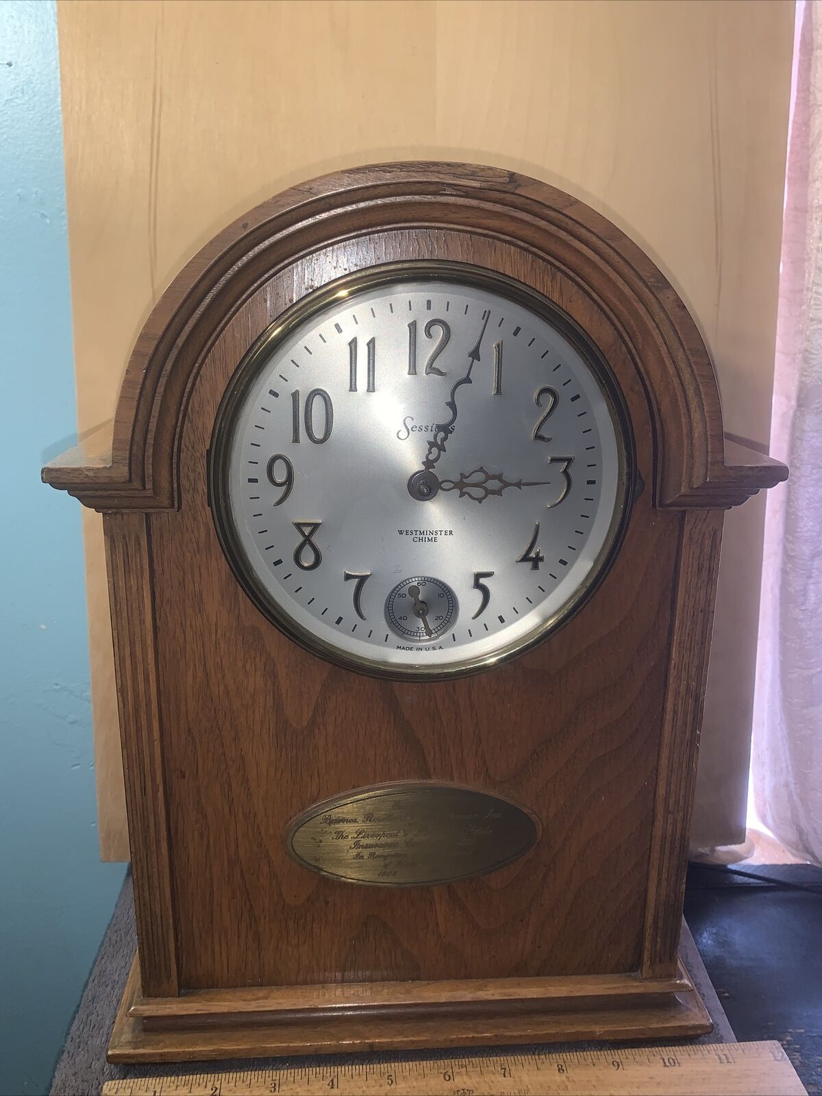 Sessions Vintage ( Electric Mantel Clock ) Parts Or Restore It￼. No.29 D J