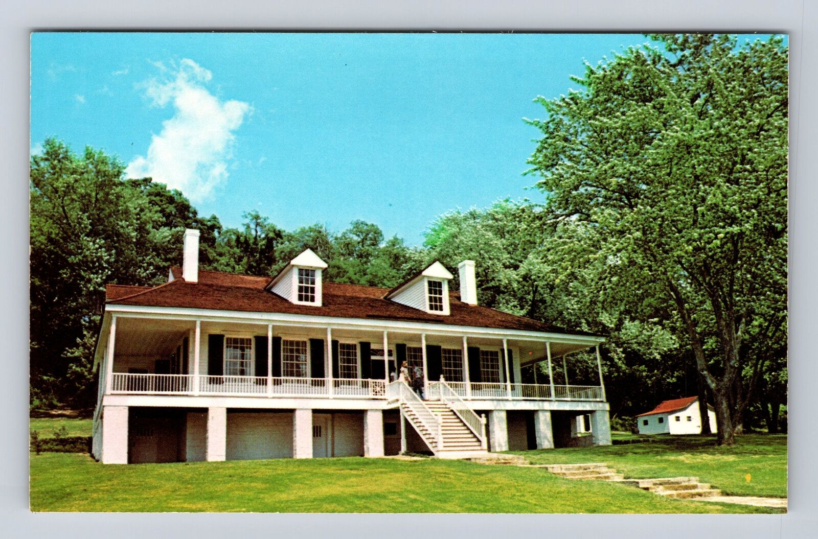 Chester IL-Illinois, Pierre Menard Home, Antique, Vintage Postcard