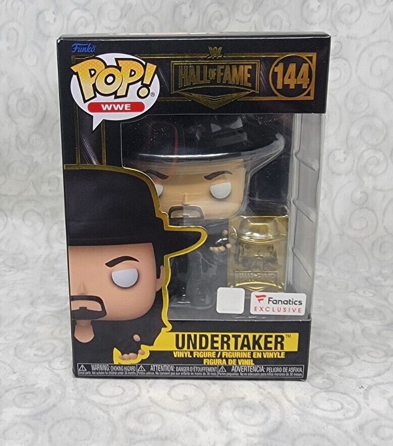 Funko Pop WWE Undertaker Hall Of Fame #144 - Fanatics Exclusive - Box Wear