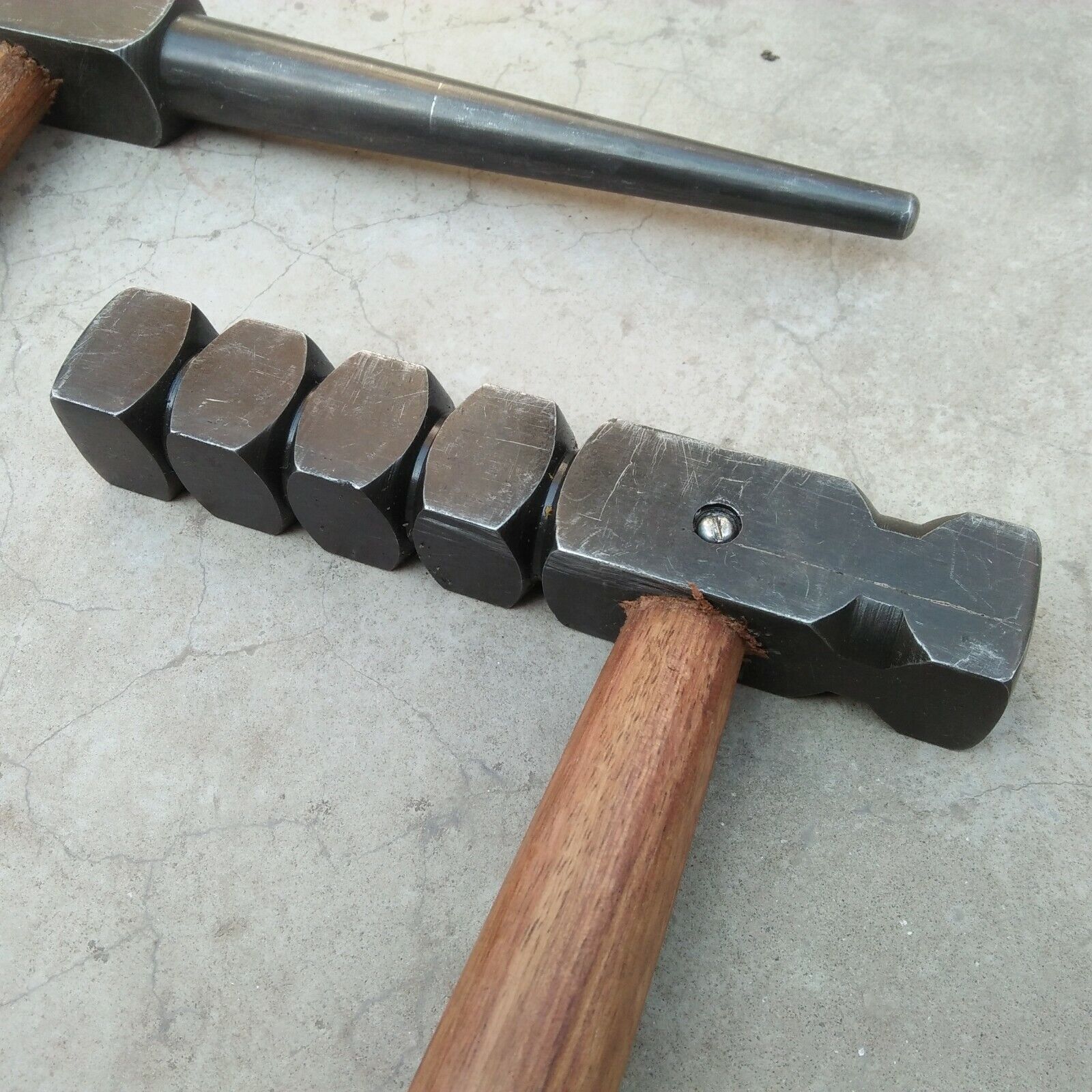 Set Of 3 Black High Quality Iron Hammers Tinsmith Useful Item