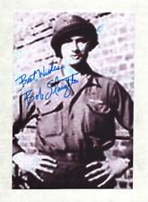 Bob Slaughter Signed Photo D-Day WWII Autographed OMAHA BEACH picture