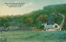 MANCHESTER NH – Uncanoonuc Mountain Base showing Incline Railway picture