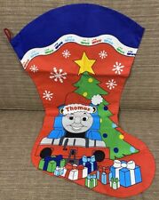 THOMAS THE TRAIN CHRISTMAS STOCKING LARGE 30” RED BLUE GREEN picture