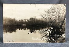 1906 Saxtons River Vermont VT Vintage Real Photo Postcard RPPC View UDB picture
