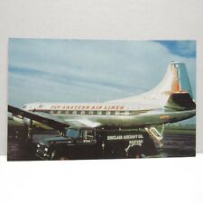 Postcard Vintage Eastern Airlines Martin 404 World War 1 1954 Plane Airport picture