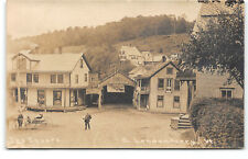 Vermont-South Londonderry-Real Photo-The Square-Antique RPPC Postcard picture