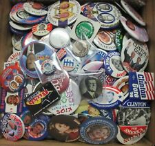Well Over 300 Different Political Buttons- 1960's to 2010's. Mixed parties. picture