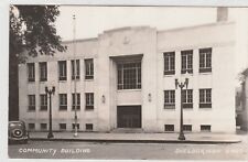Community Building, Sheldon, Iowa. Postcard u1942 RPPC picture