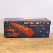 Vintage Cobra Ludlow Steel Corp High Speed Tool Bits Box for Metal Reinforced picture