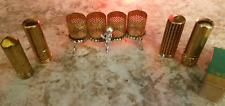Vintage LOT of 4 House of Westmore and Avon True Lipstick Brass Tubes W/Holder picture