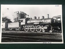 RPPC Real Photo Postcard Rutland Railroad Locomotive 2041 @ Alburgh Vermont picture
