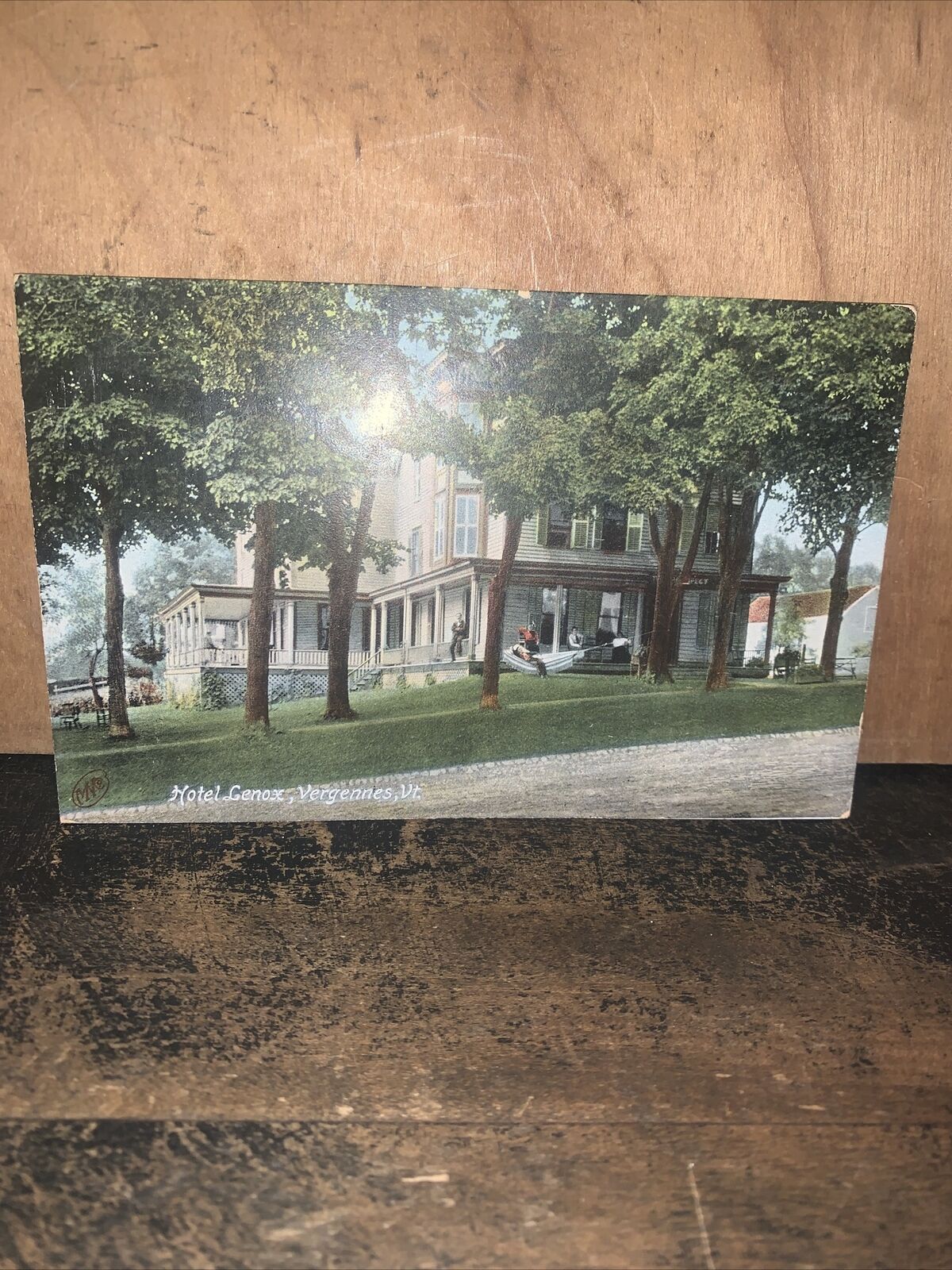 Hotel Lenox,Vergennes,Vermont 1907 Antique -Postcard-