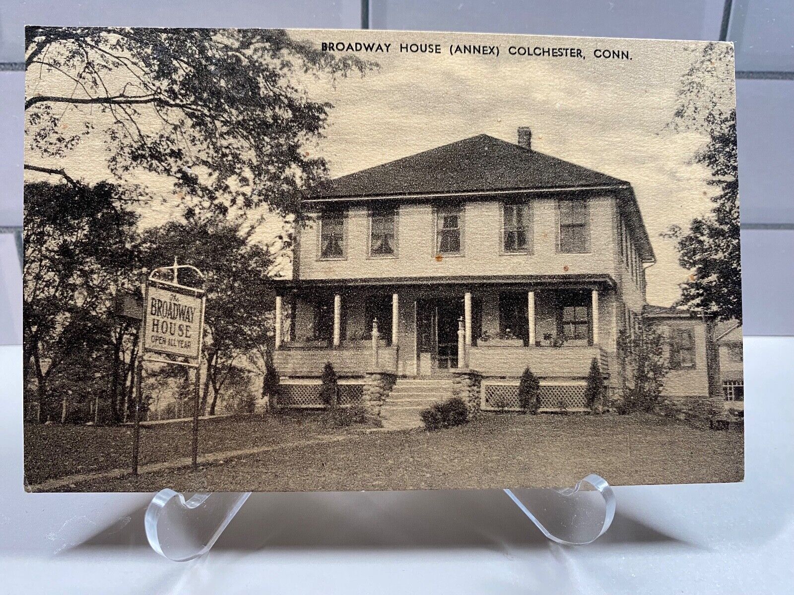 Broadway House (Annex) Colchester Connecticut CT New London County Postcard