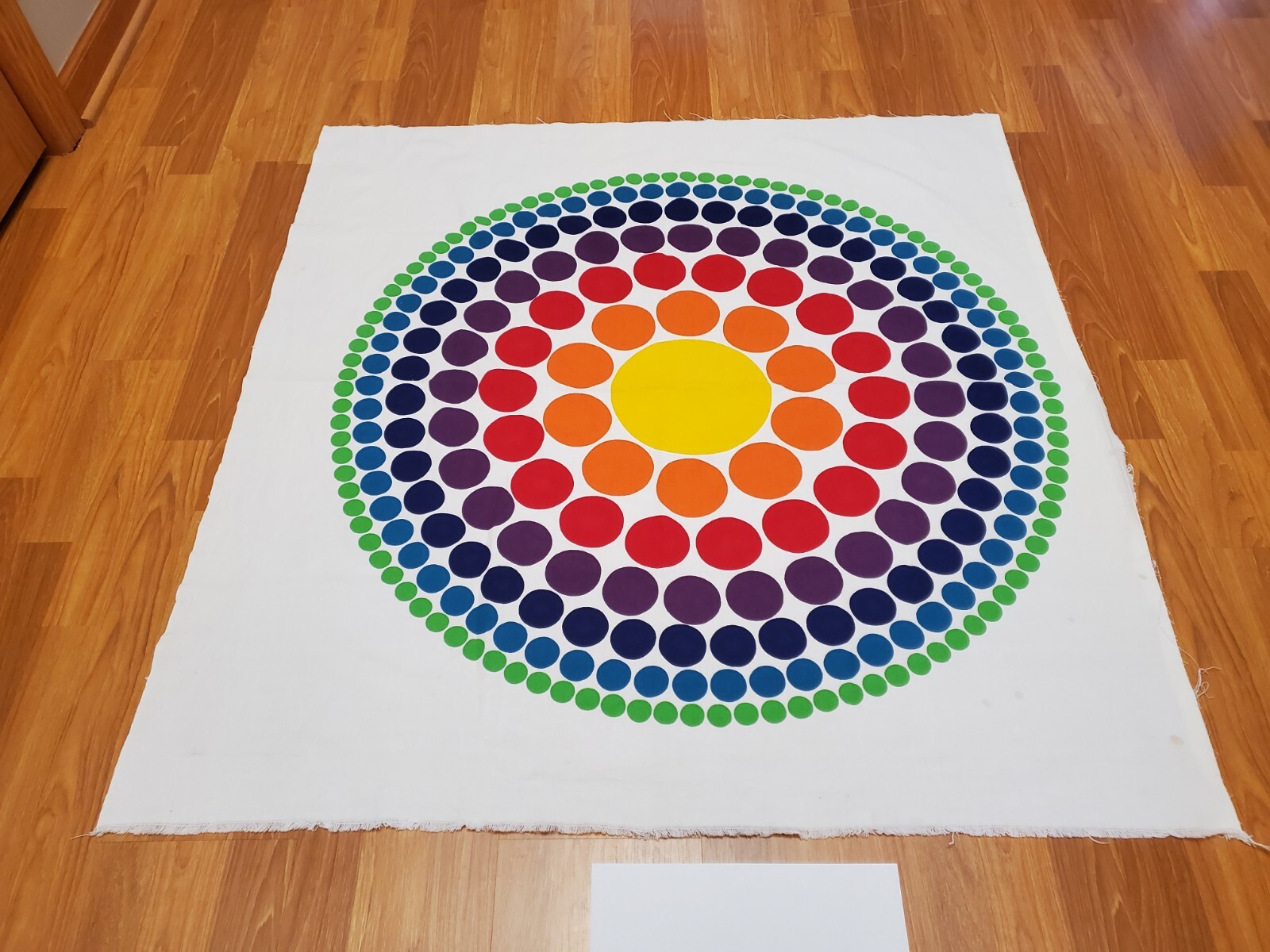 RARE Vintage Mid Century Verner Panton rainbow Color Wheel circles ...