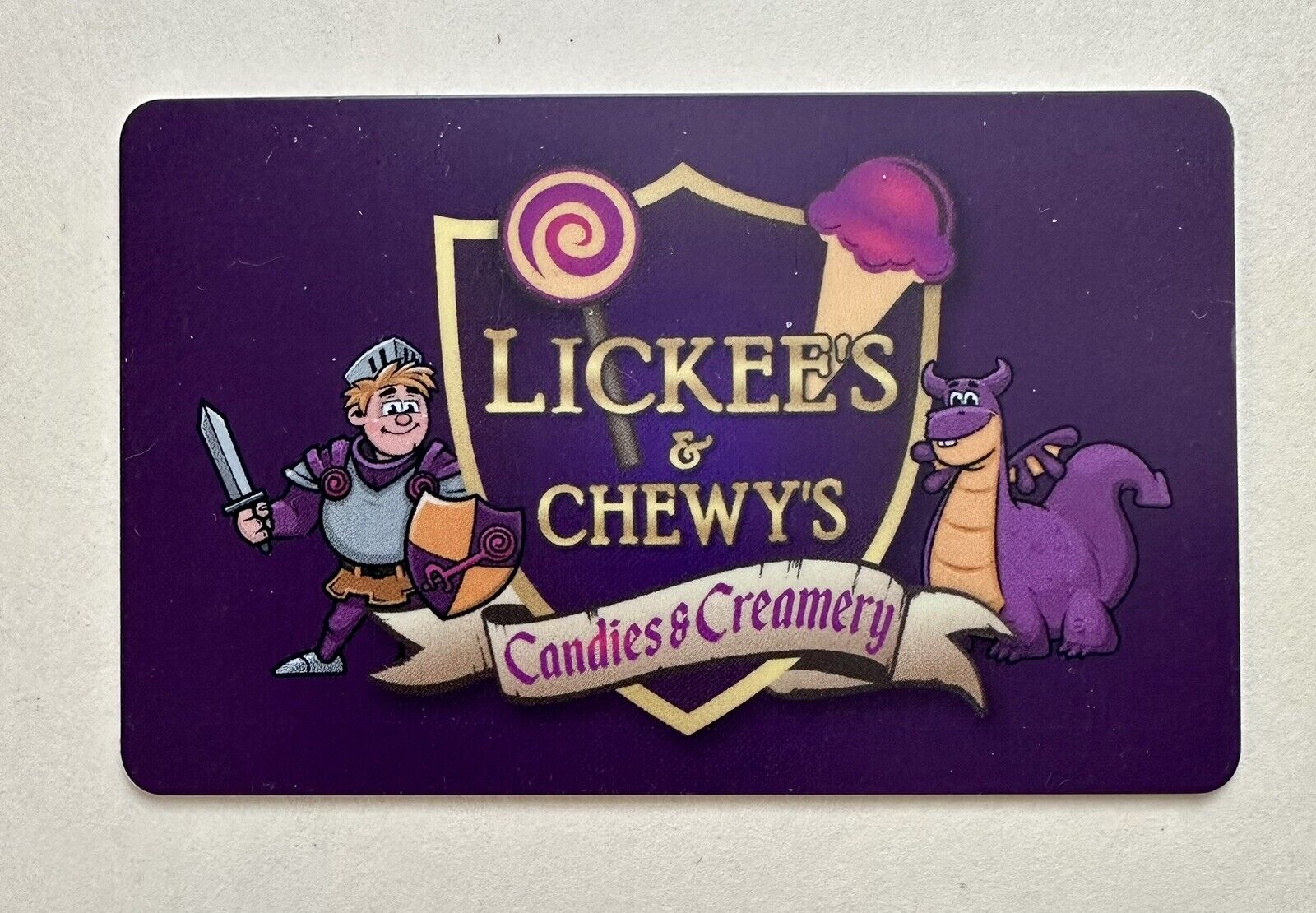 LICKEE’S & CHEWY’s Candy And Creamery Shop, New Hampshire NO CASH VALUE