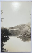 Real Photo Postcard RPPC Otter River Wallingford, Vt picture