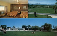 Vergennes Vermont Skyview Motel US 7 1950-60s cars multiview vintage postcard picture