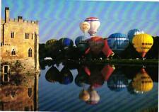 Leeds Castle Maidstone Hot Air Ballooning Kent England Postcard picture