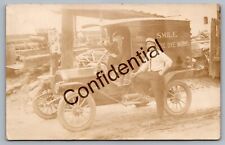 Real Photo Smile Buckeye Dye Works Delivery Truck Martins Ferry Ohio OH RP  G237 picture