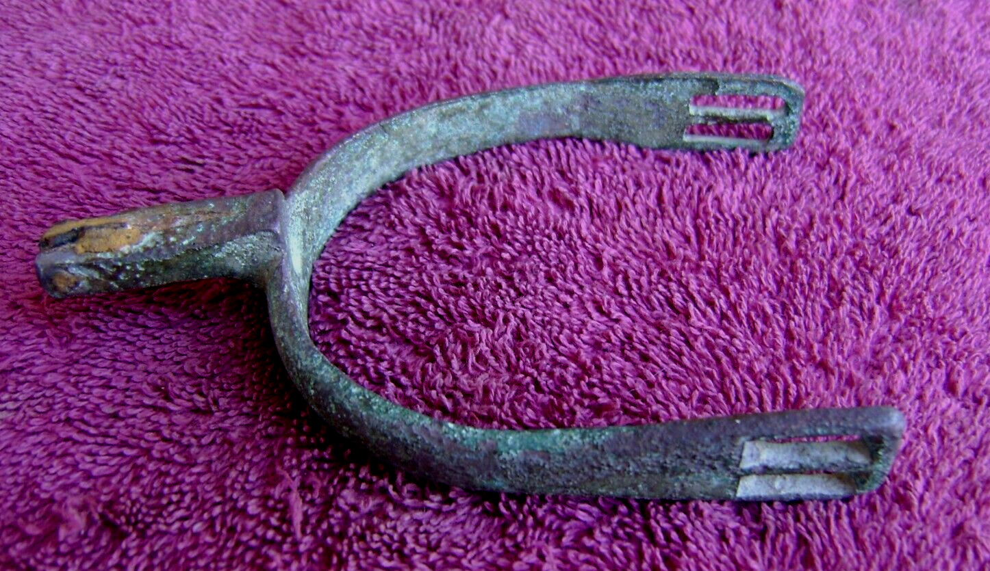 EXCAVATED CONFEDERATE CAVALRY SPUR w/REMNANTS OF ROWEL (CORINTH)