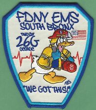 FIRE DEPARTMENT NEW YORK EMS STATION 26 GEORGE SOUTH BRONX PATCH picture