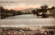 Taftsville Vt Power Dam Handcolored Woodstock Pharmacy  - A22 picture
