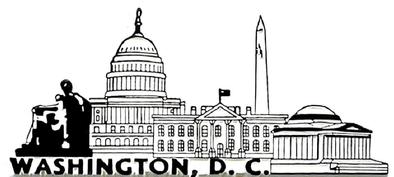 Washington D.C. United States Fridge Magnet