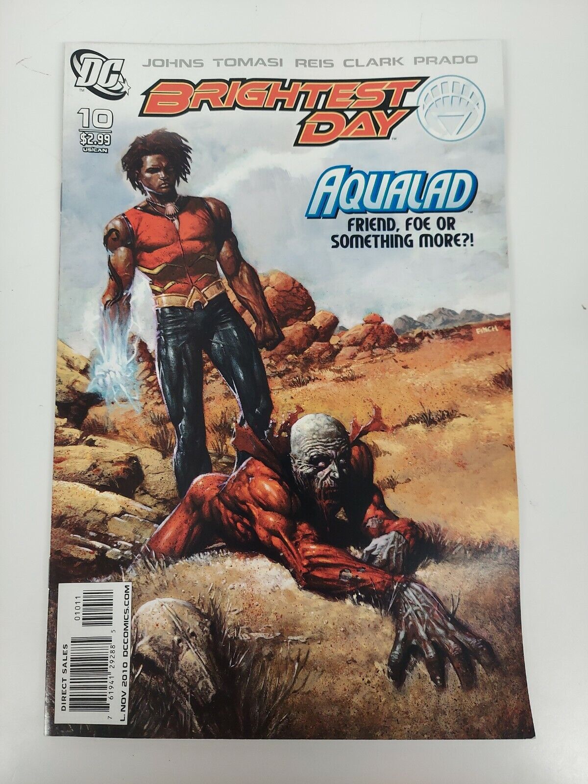 Brightest Day 10 1st Jackson Hyde Aqualad Cover VF DC Comics HBO 1st Deathstorm