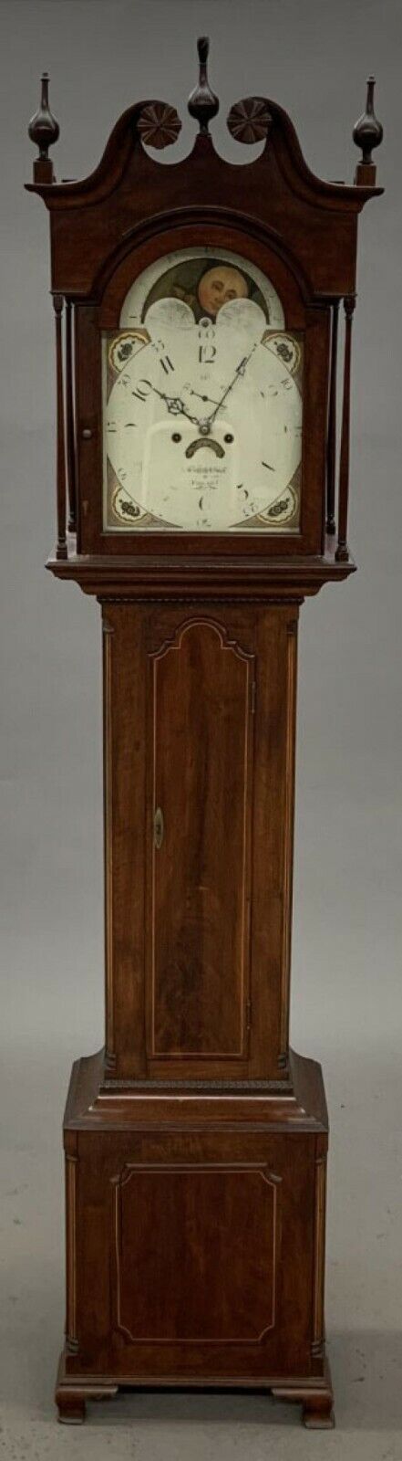 Rare GRIFFITH OWEN Philadelphia Tall Case Grandfather Clock circa 1790