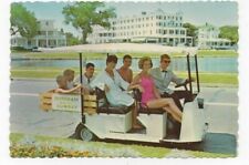 Shoreham Hotel, Spring Lake Beach, N.J., Postcard (Vintage Cushman Golf Cart) picture