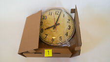 DUKANE Vintage Schoolhouse Institutional wall clock Atomic chartreuse color picture