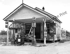 1939 Gas Station, Granville County, NC Vintage Photograph 8.5