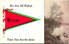 C.1920'S POSTCARD WE ARE ALL WELL AT WAITSFIELD, VERMONT TRUST YOU ARE THE SAME picture