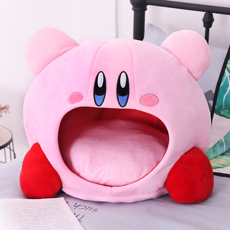 Cute Game Kirby Siesta Plush Sleep Pillow Toe Box Toy Pet Bed Soft Cosplay Gift