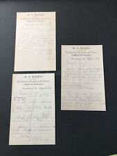 1891 - E. H. BAILEY West Bridport Vermont - Grocer LETTERS To Swig & Co Hardware picture