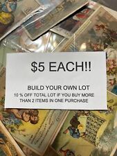 VICTORIAN TRADE CARD MAKE YOUR OWN LOT $5 EACH 10% OFF 2 0R MORE shipping $3 picture