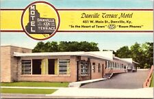 Linen Postcard Danville Terrace Motel in Danville, Kentucky~137512 picture