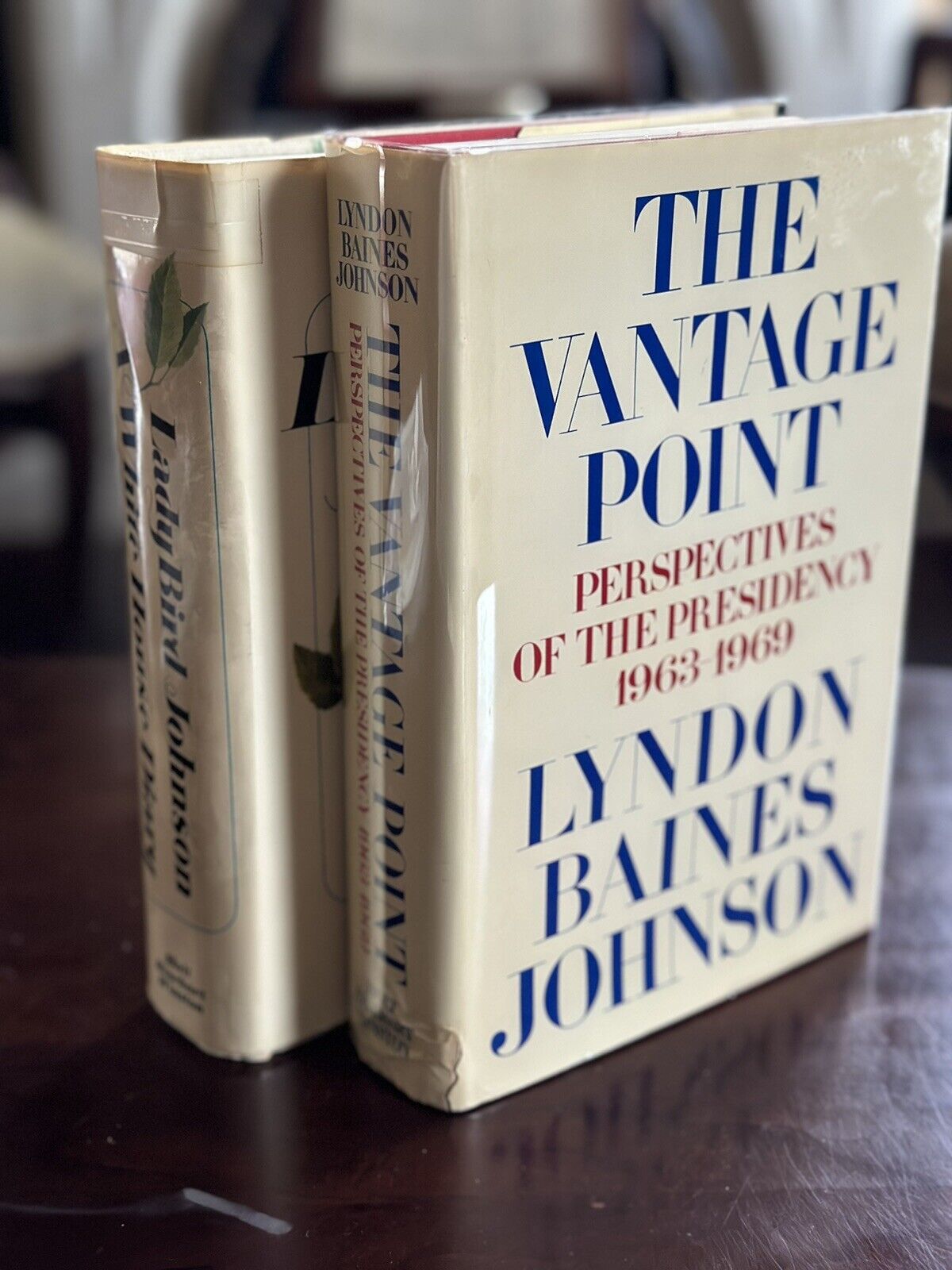 US PRESIDENT LYNDON LADY BIRD JOHNSON SIGNED VANTAGE POINT WHITE HOUSE DIARY LOT
