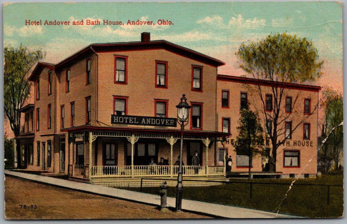 1910s Andover, Ohio Postcard 