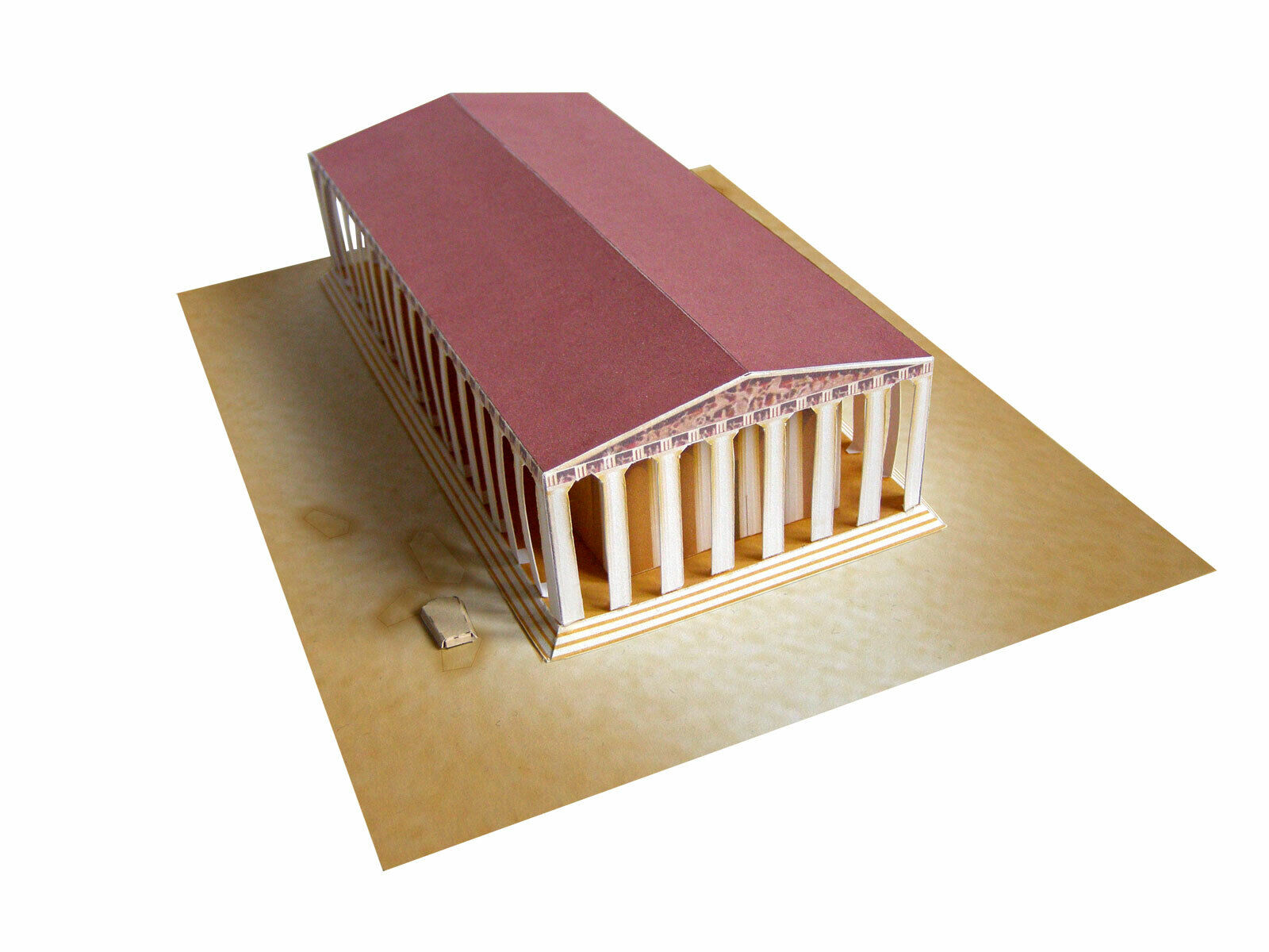 Parthenon - Acropolis in Athens, Greece - Paper Model