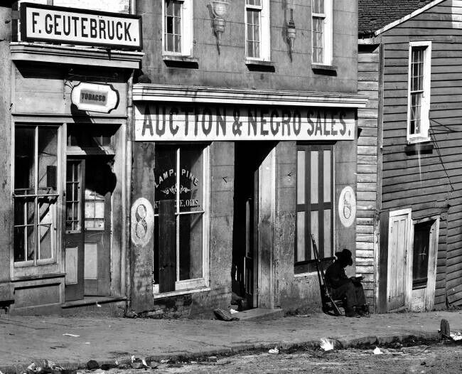 African American Slaves Traders Georgia 1859  vintage 8 x 10  photo